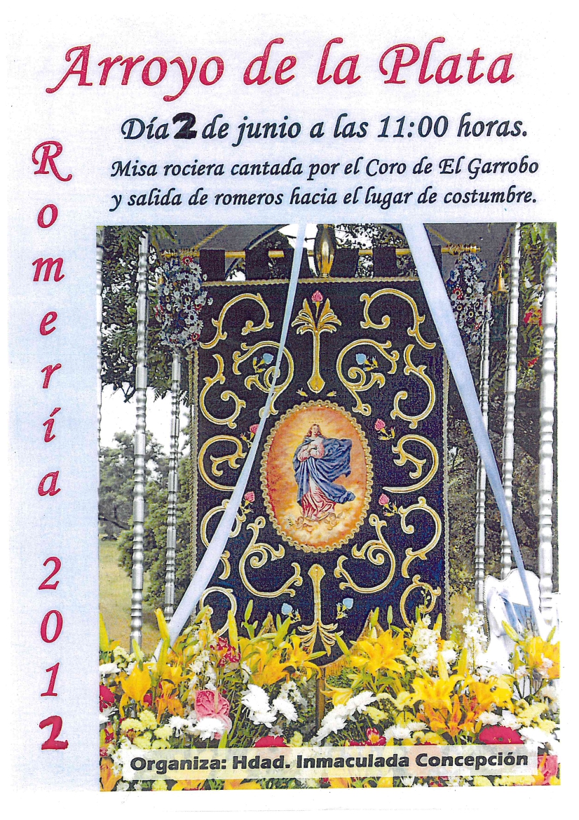cartel romeria arroyo plata 2012