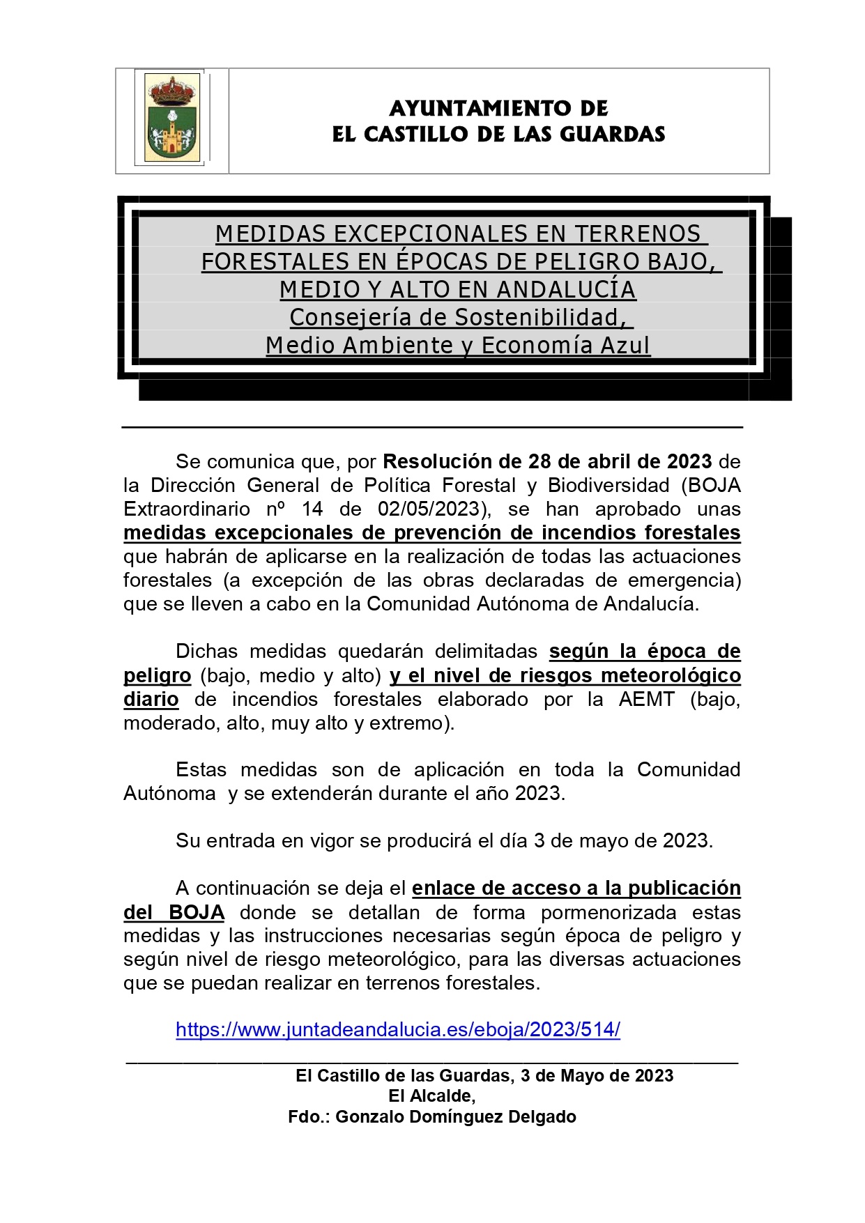 Cartel Medidas excepcionales prevencion incendios forestales BOJA 02 05 2023_page-0001