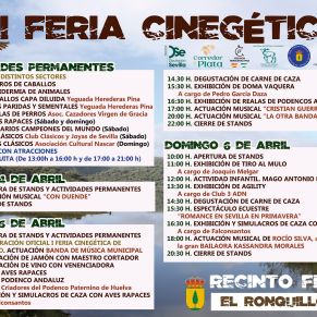 Díptico I Feria Cinegética de El Ronquillo
